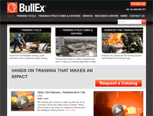 Tablet Screenshot of bullex.com.au